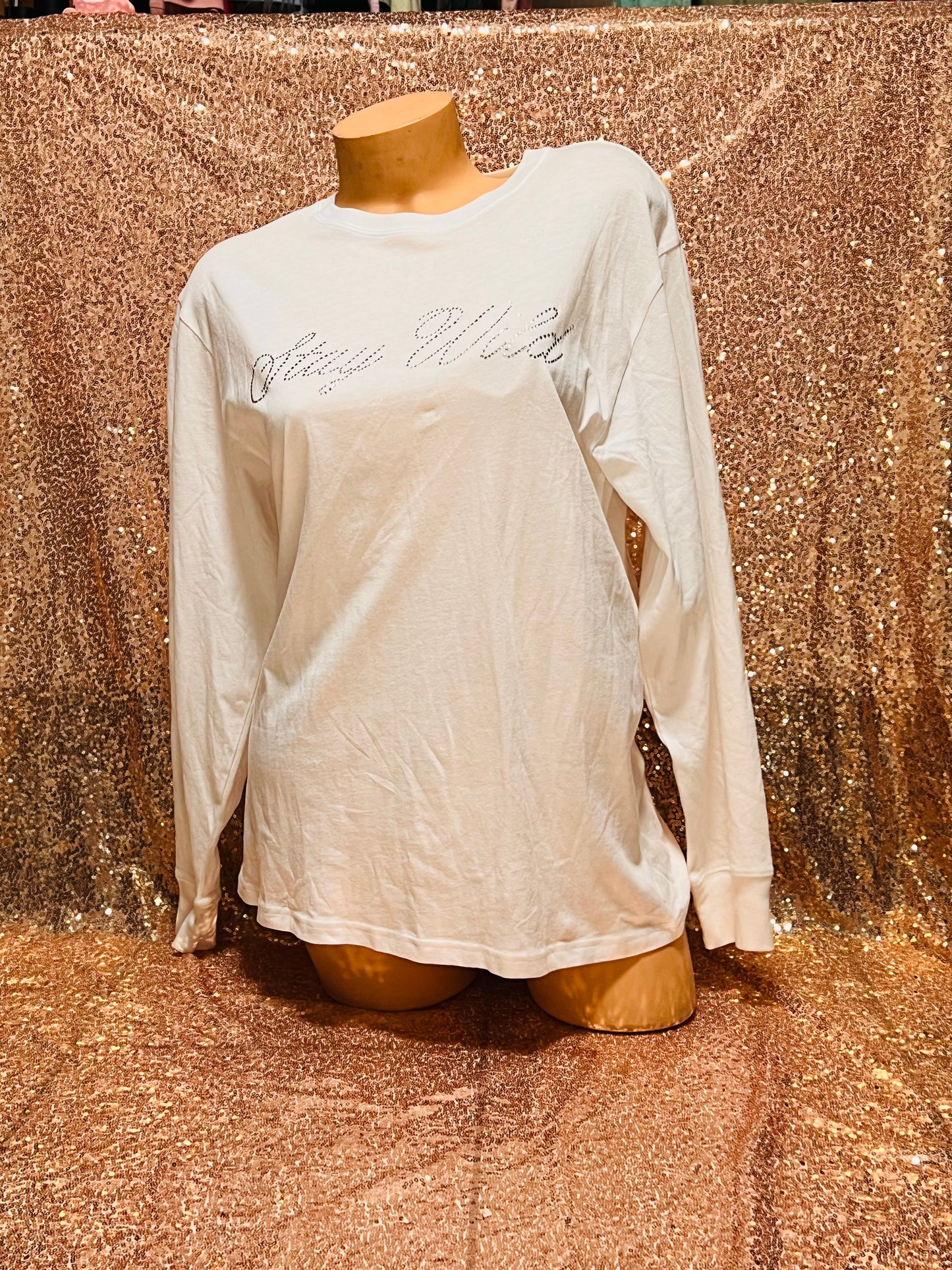 Campus Long Sleeve Bling Tee