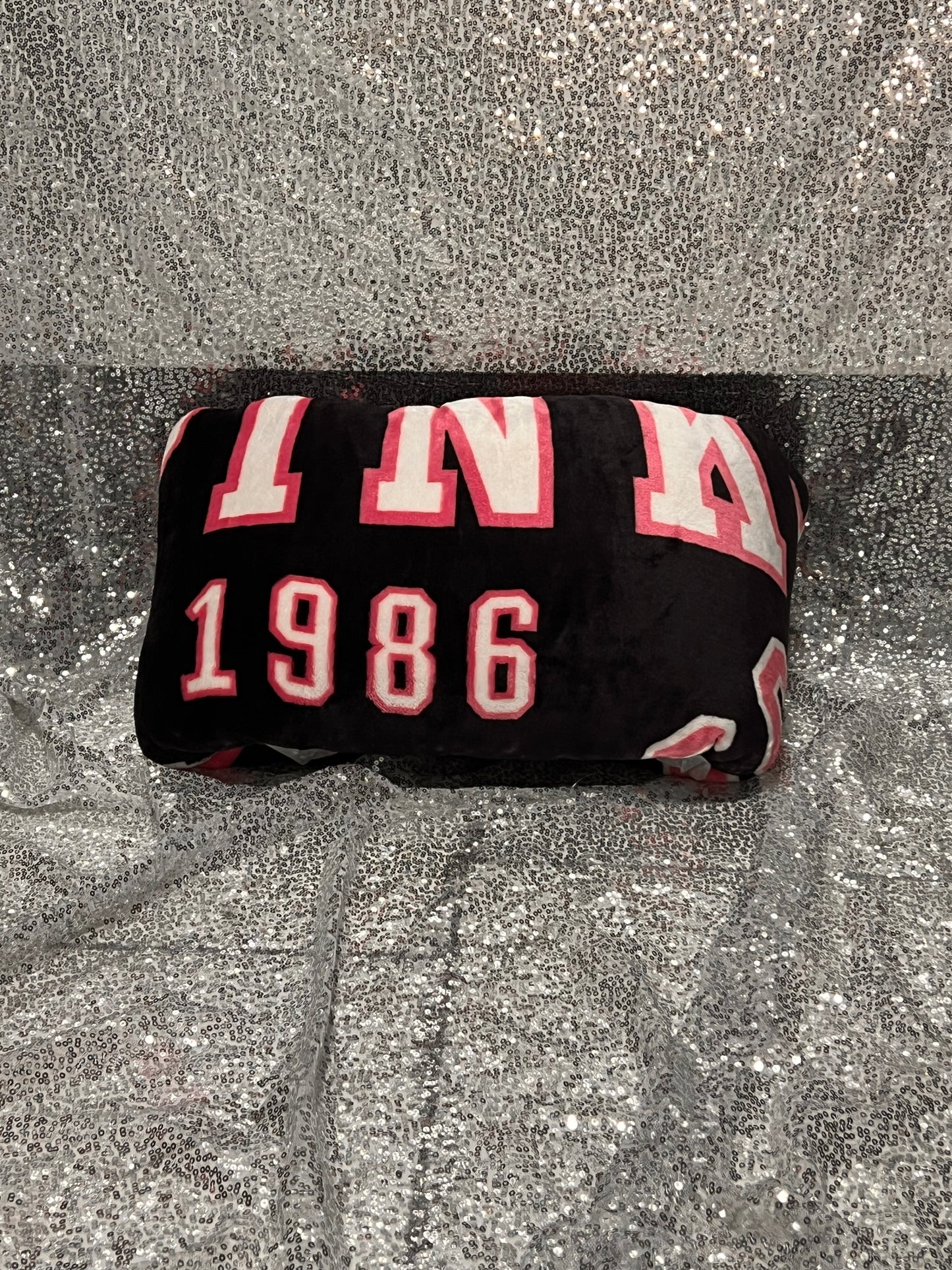 Love Pink Sherpa Blanket