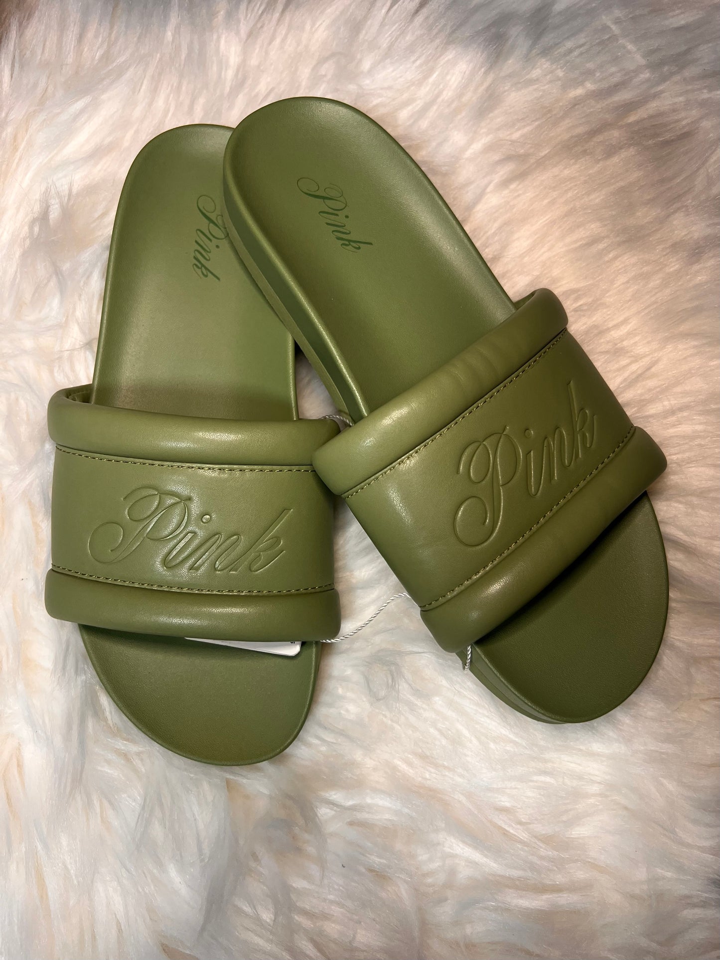 PINK Olive Slides