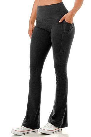 Thermal Fleece Warm Flare Winter Pants