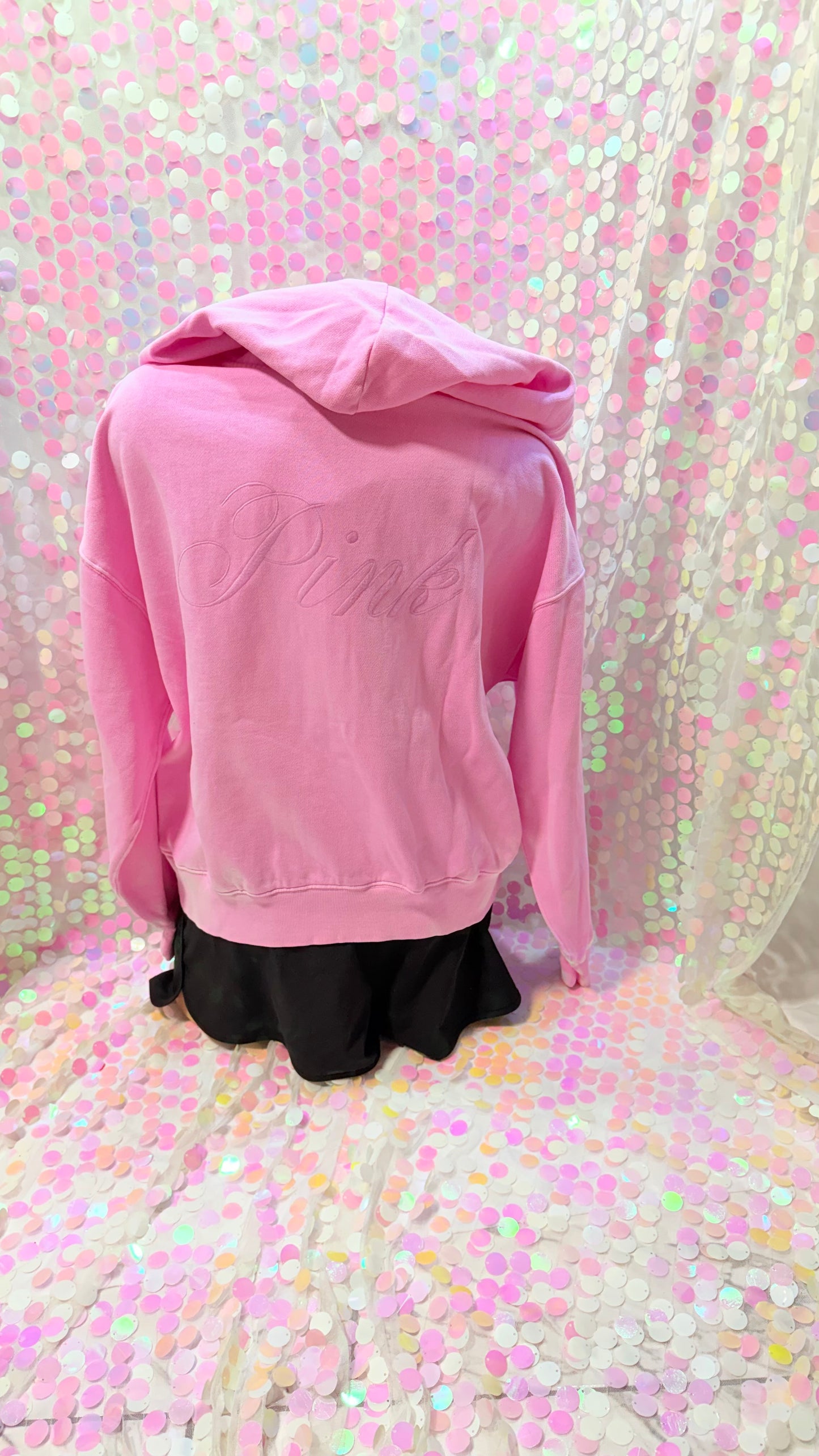 Fucsia Half Zip Hoodie