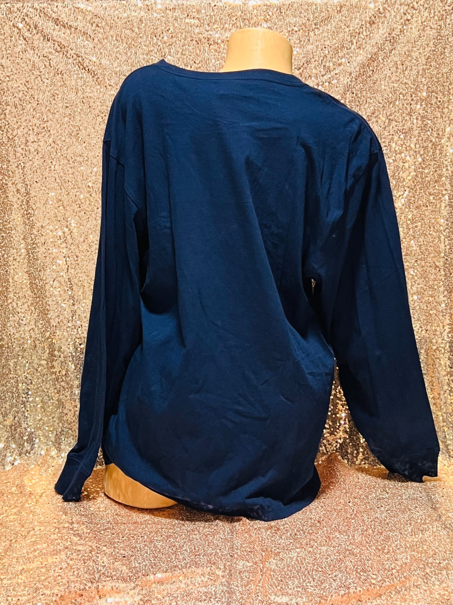 Campus Long Sleeve Bling Tee