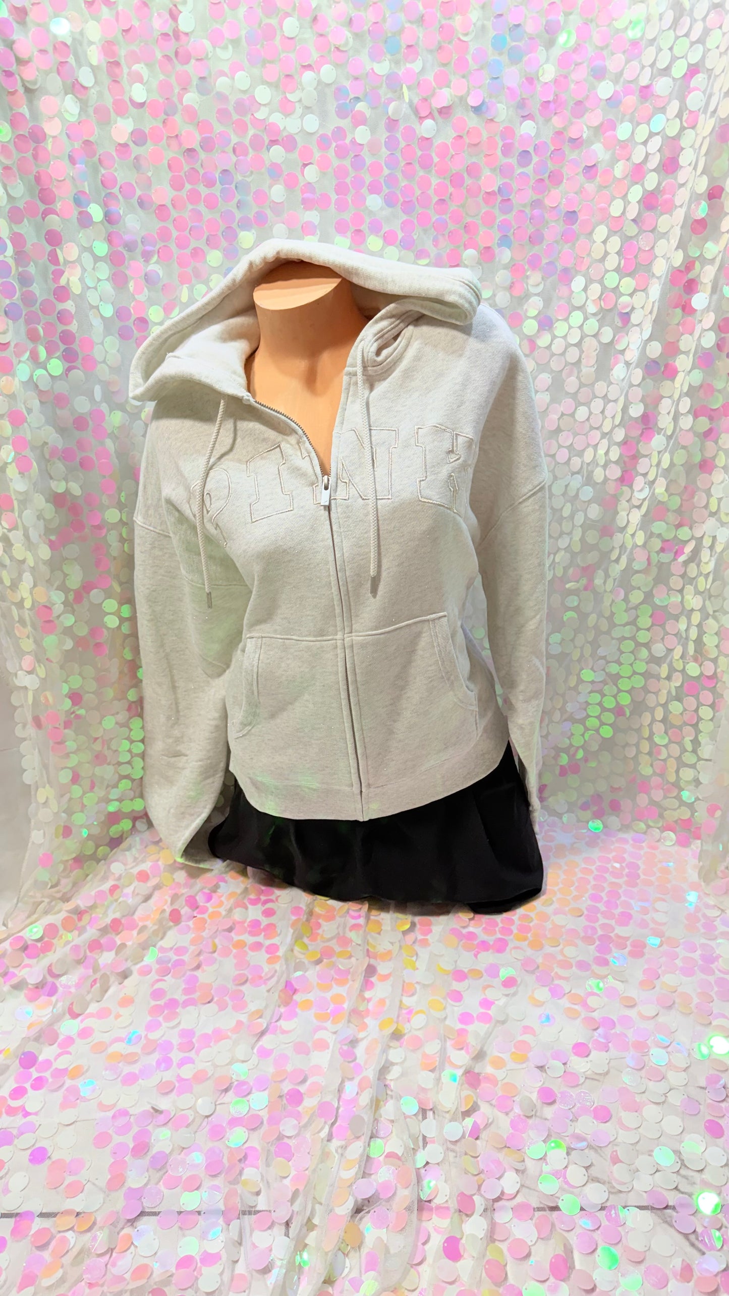 Shine Pink Half-Zip