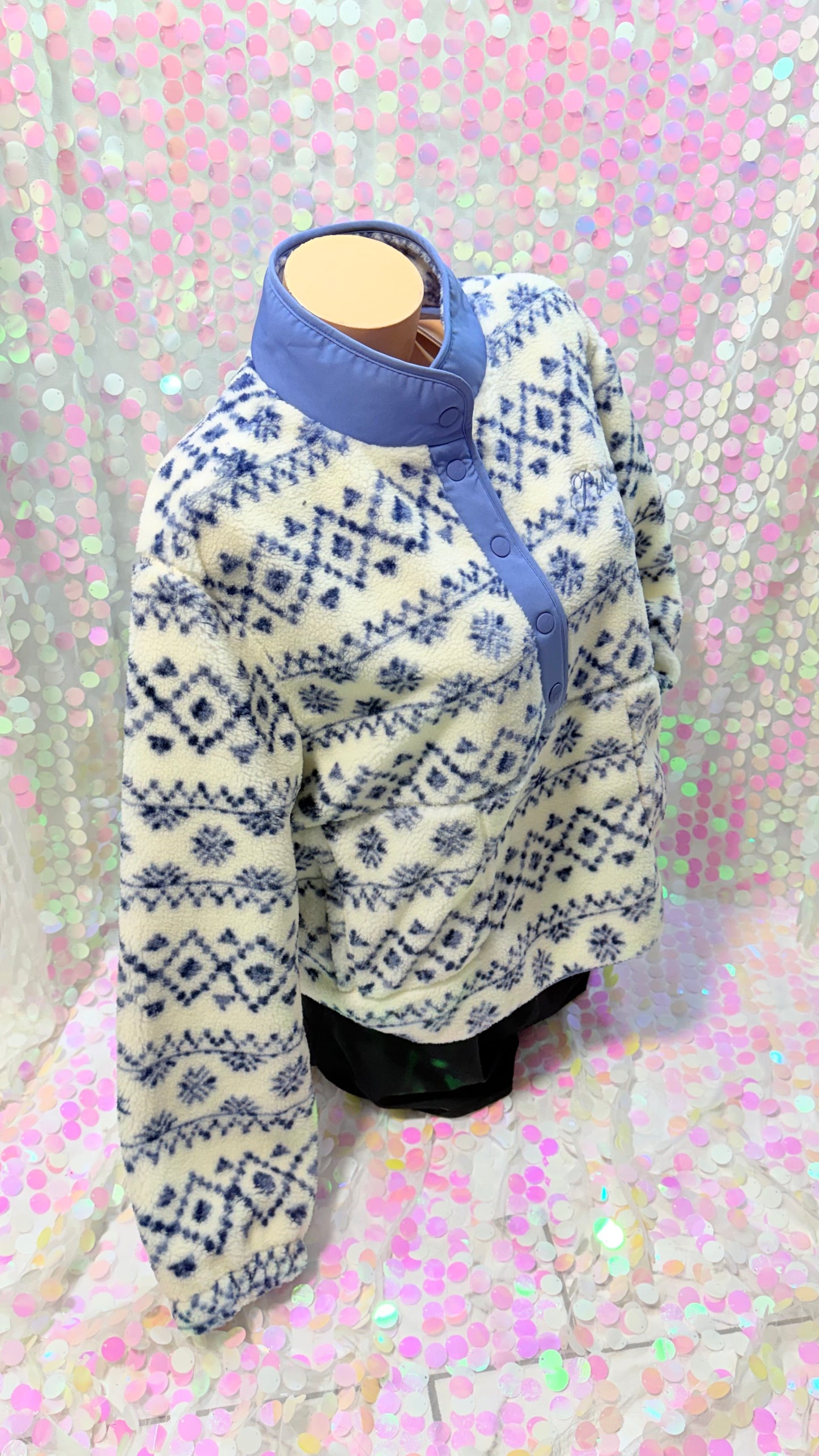 Blue Sherpa Jacket