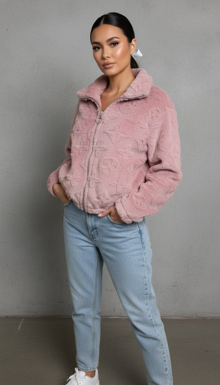Faux Fur Full zip Luxe