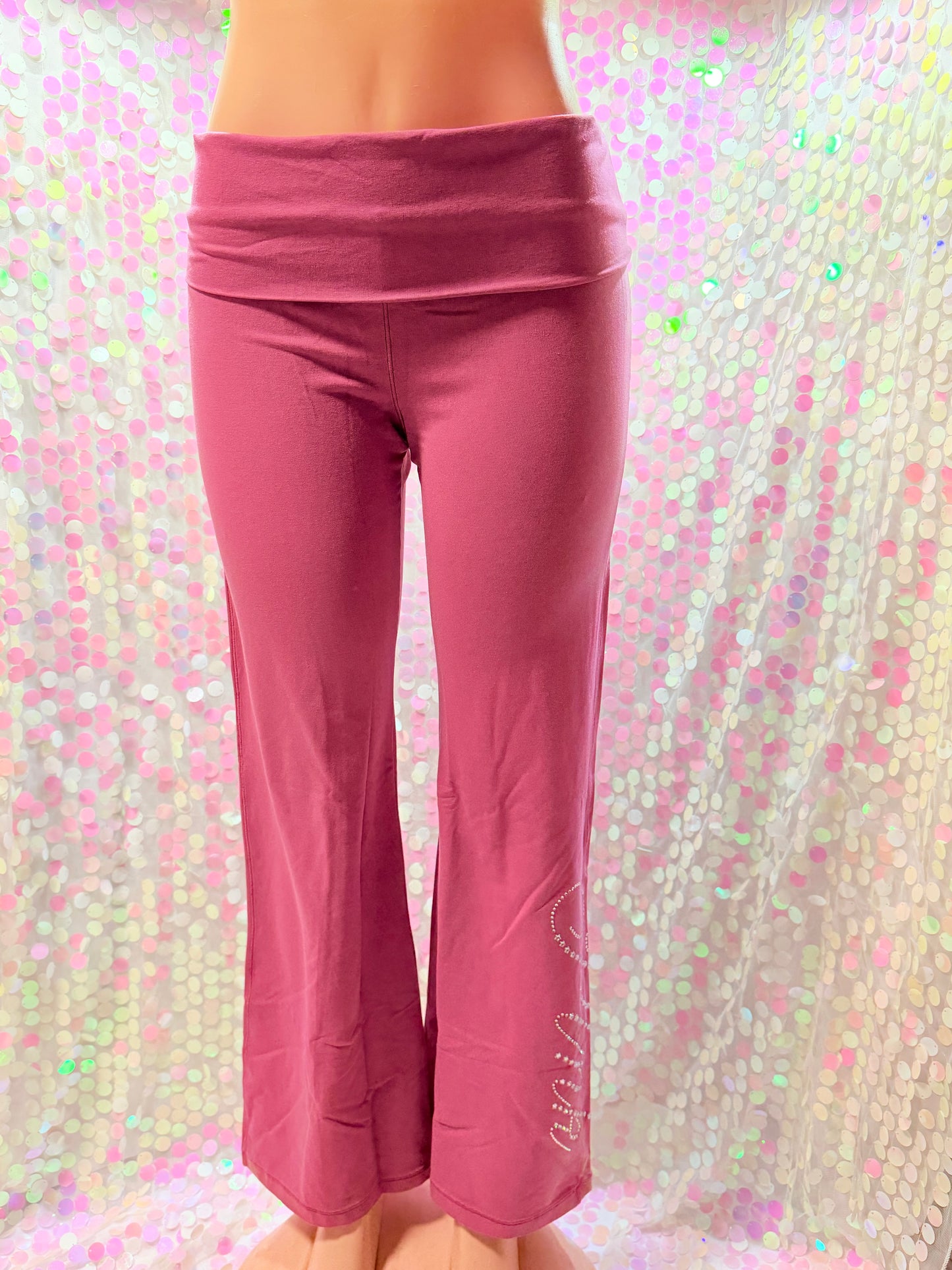 Mauve Pink Star Bling Flare
