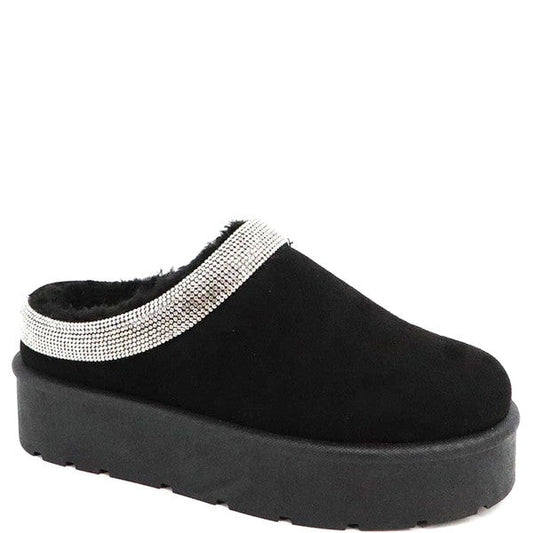 Suede Shine Mule