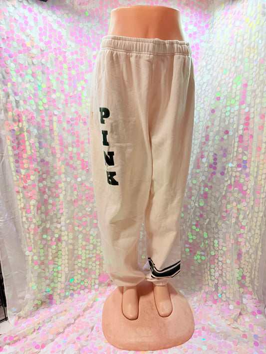 Beige Green Velvet Jogger