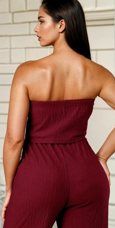 Wine Jumpsuit