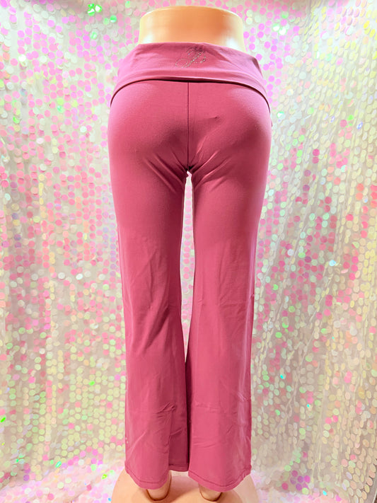 Mauve Pink Star Bling Flare