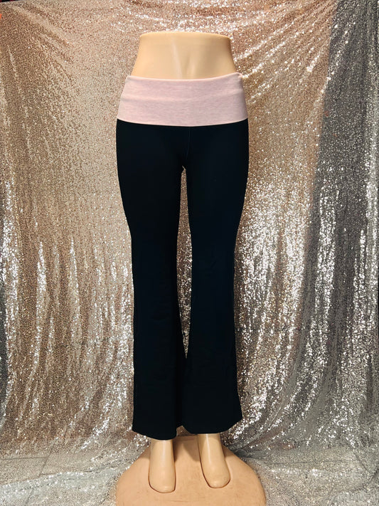 Fold Over Flare Legging