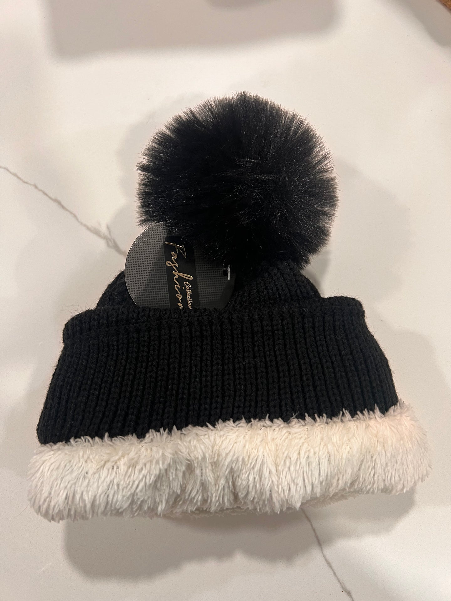 Bling Fur Lined Hat