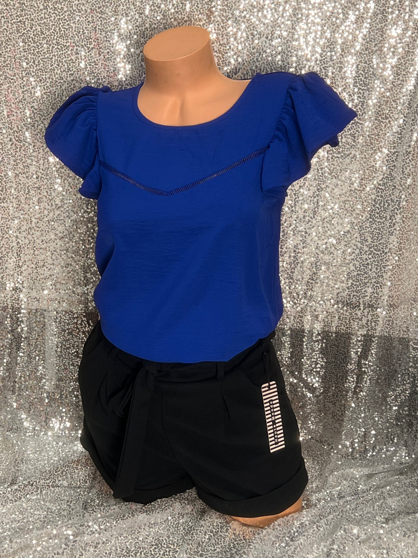 Royal Blue Blouse