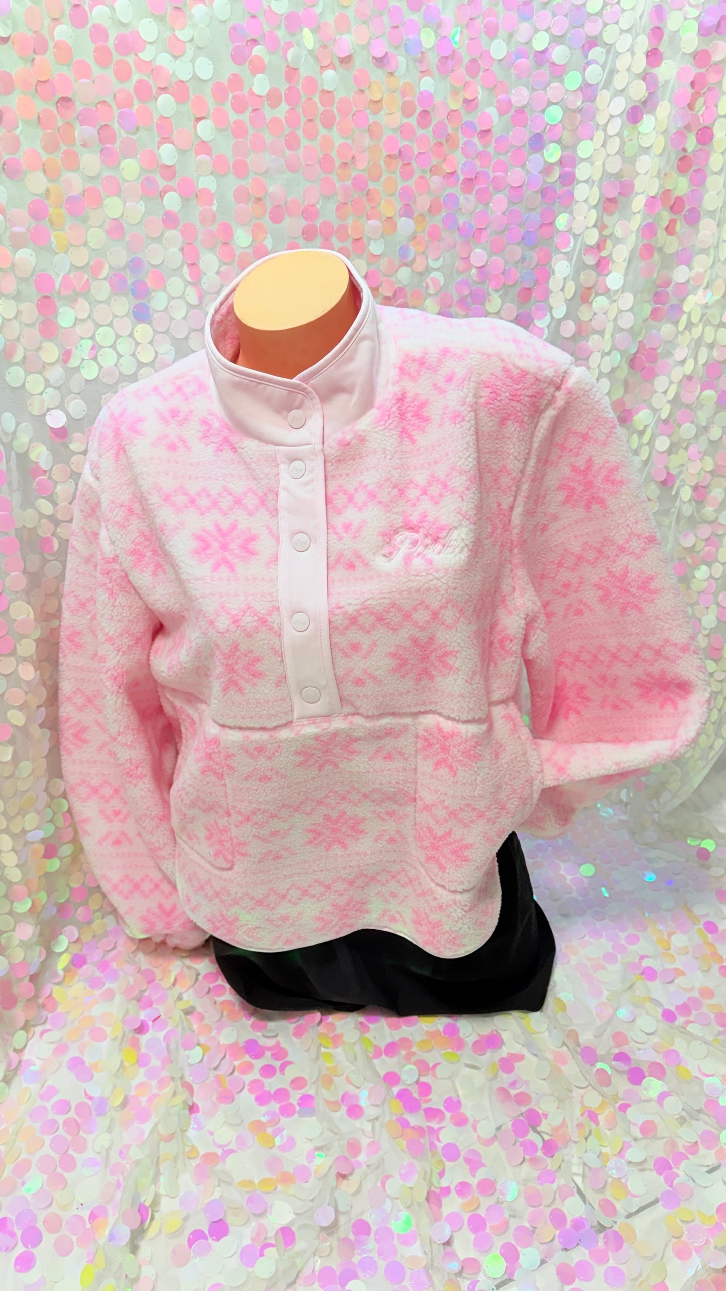Pink Sherpa Jacket