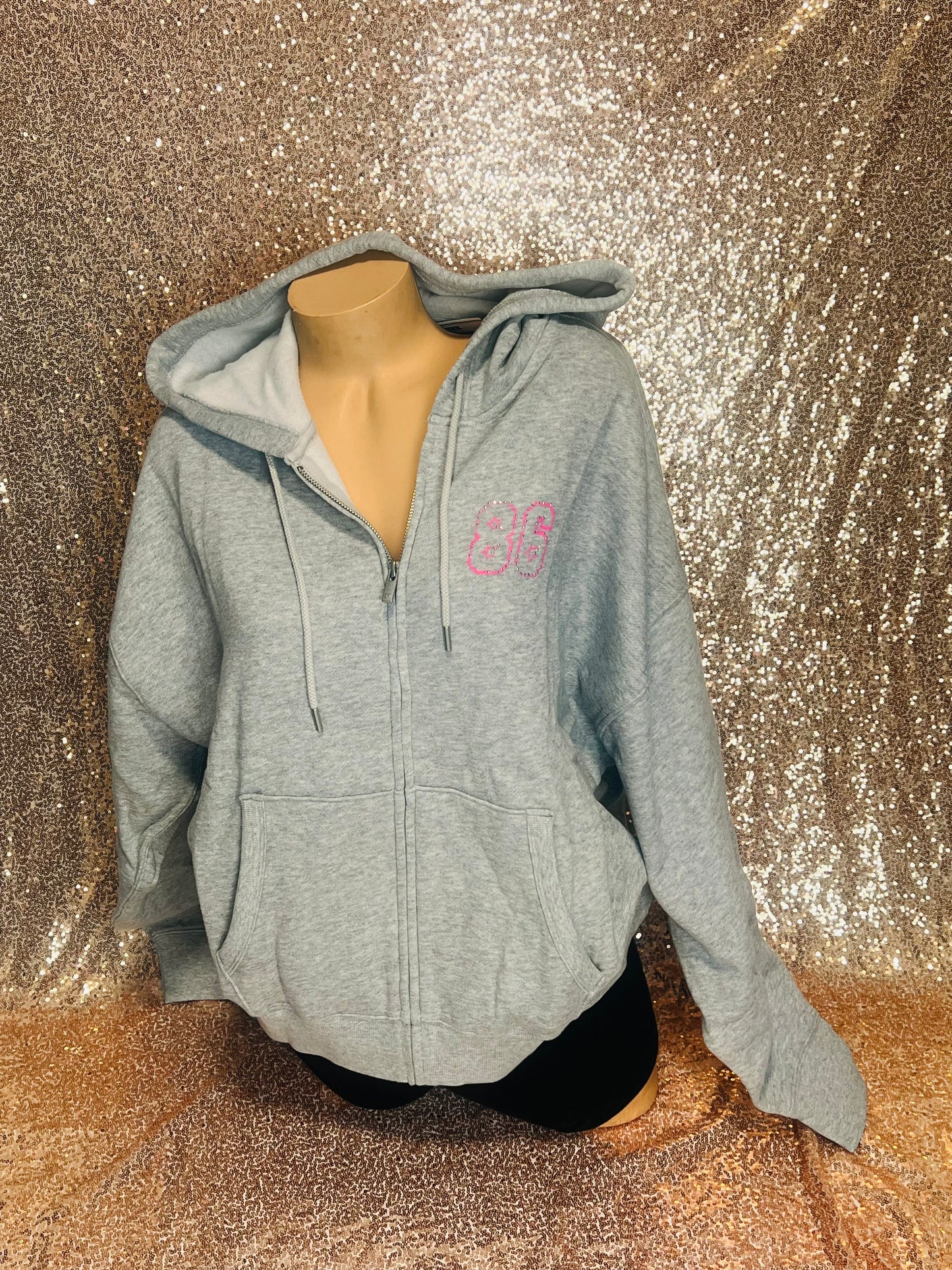 Bling Full Zip Hoodie