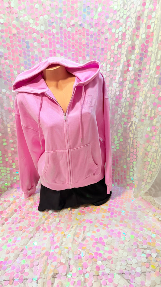Fucsia Half Zip Hoodie