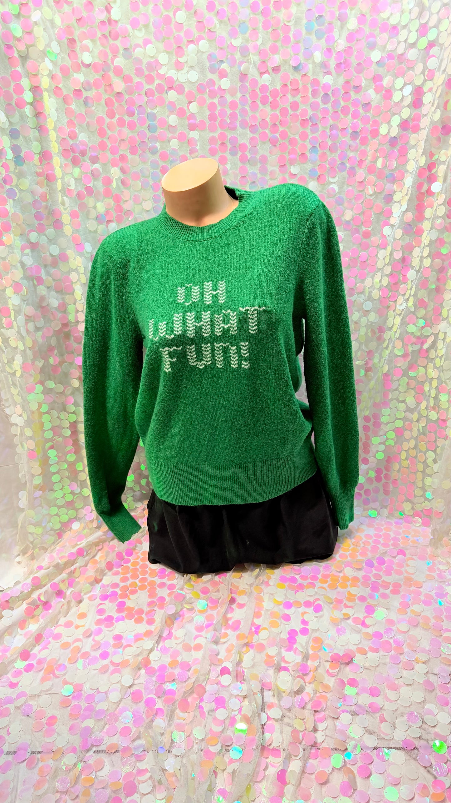 Xmas Oh What Fun Sweater