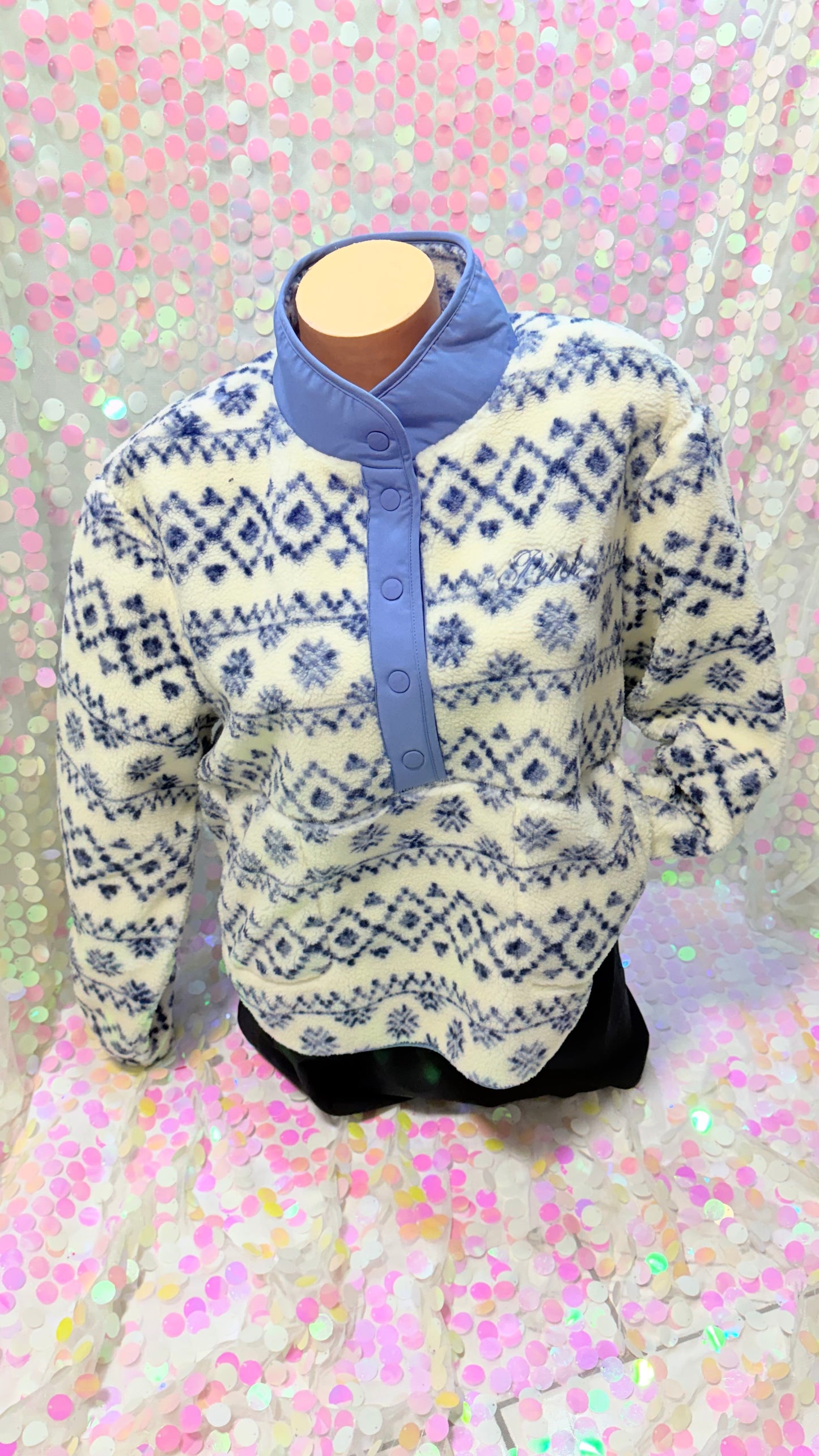 Blue Sherpa Jacket