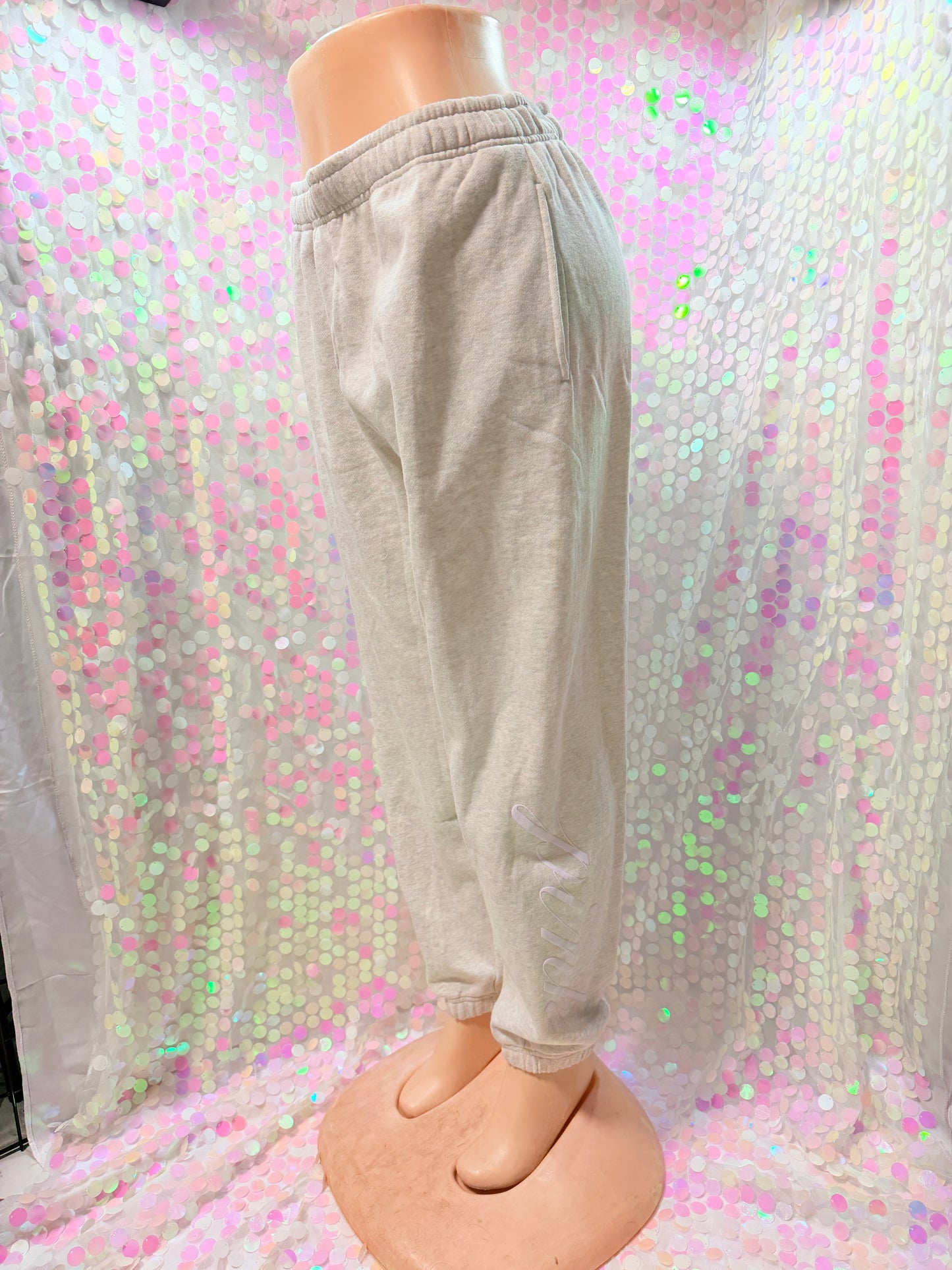 Classic Cursive Pink Jogger