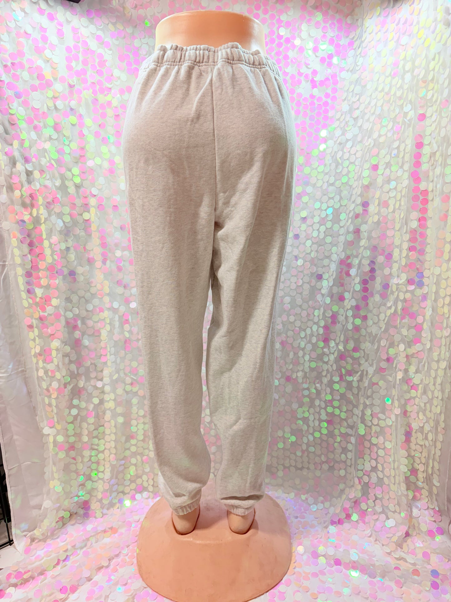 Classic Cursive Pink Jogger