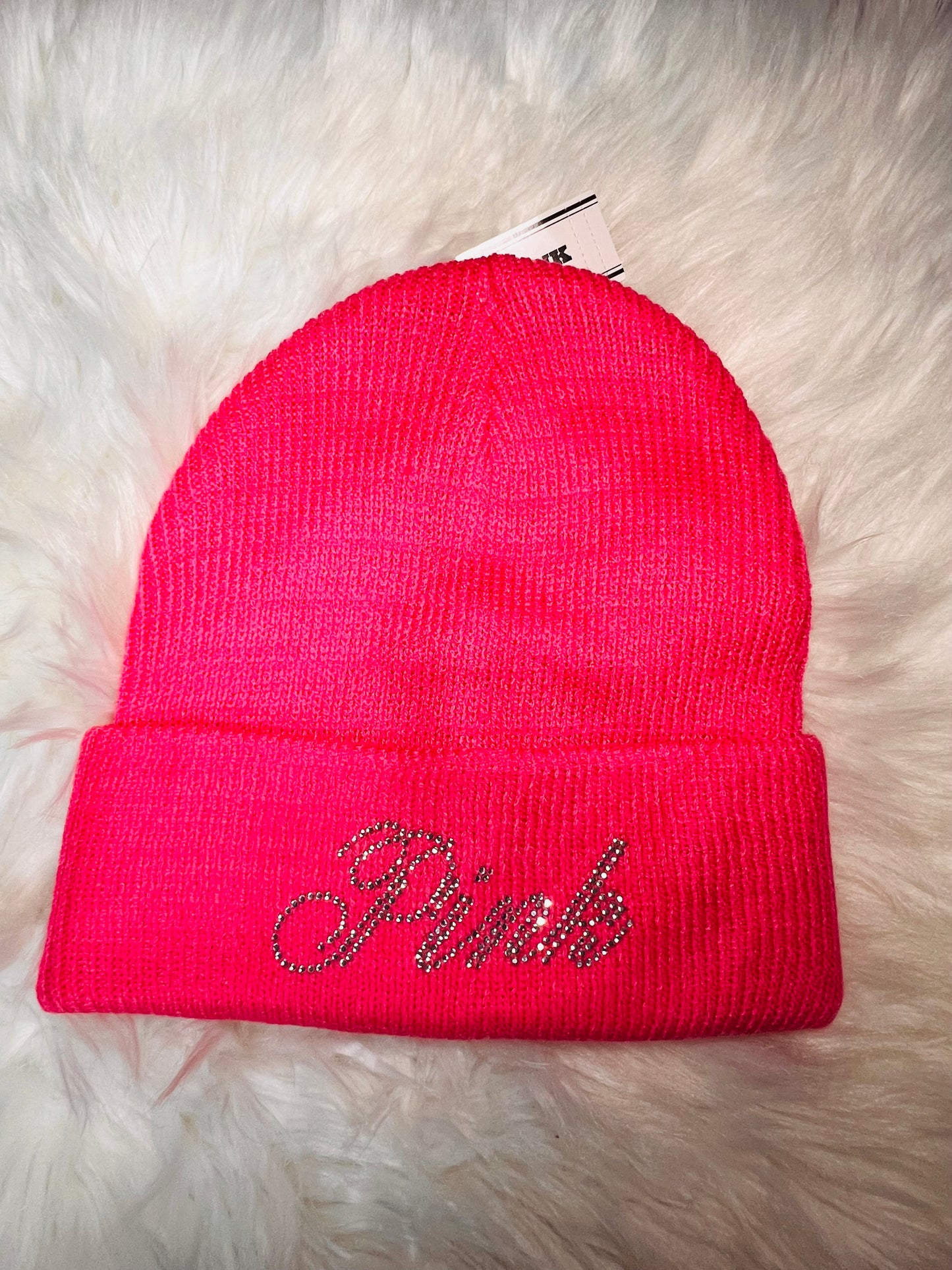 PINK Bling Beanie