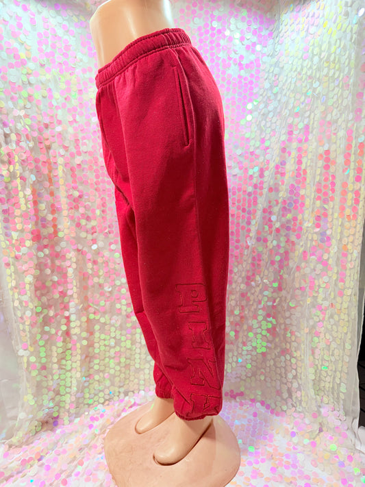 Ruby Red Shine Jogger