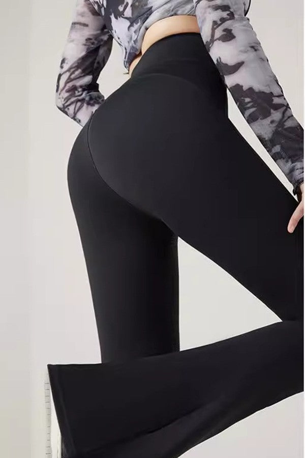 Fleece Faja But Lifting Flare Pants