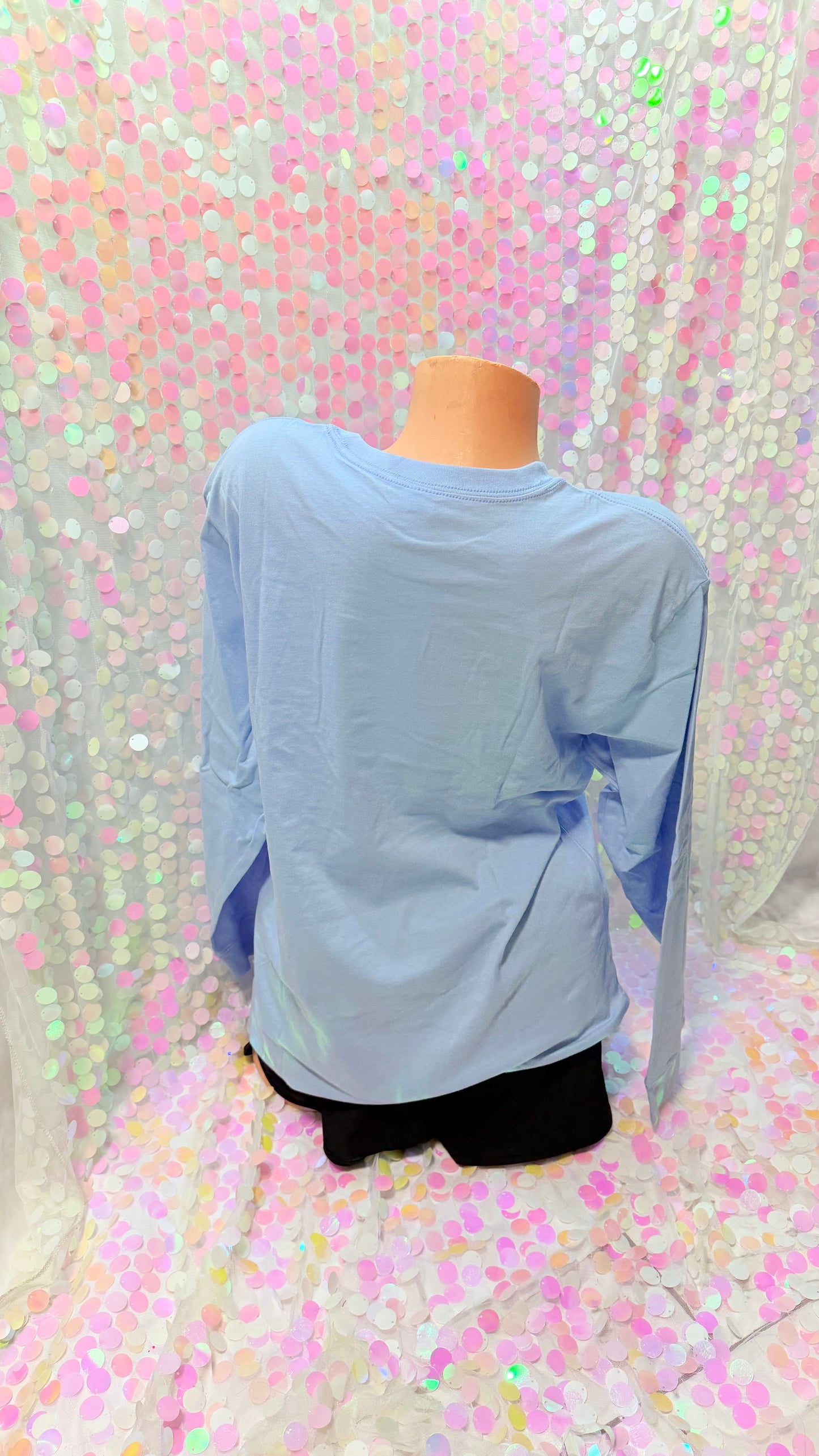 Baby Blue Fuzzy Long Sleeve