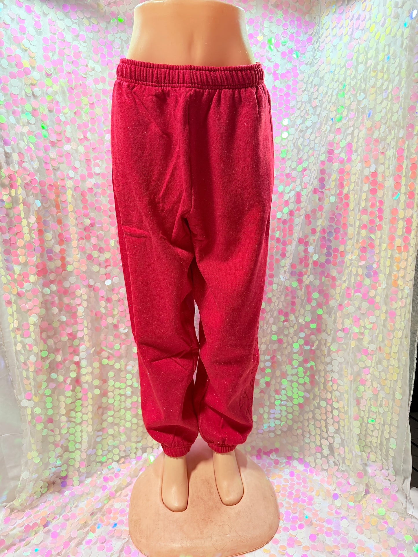 Ruby Red Shine Jogger