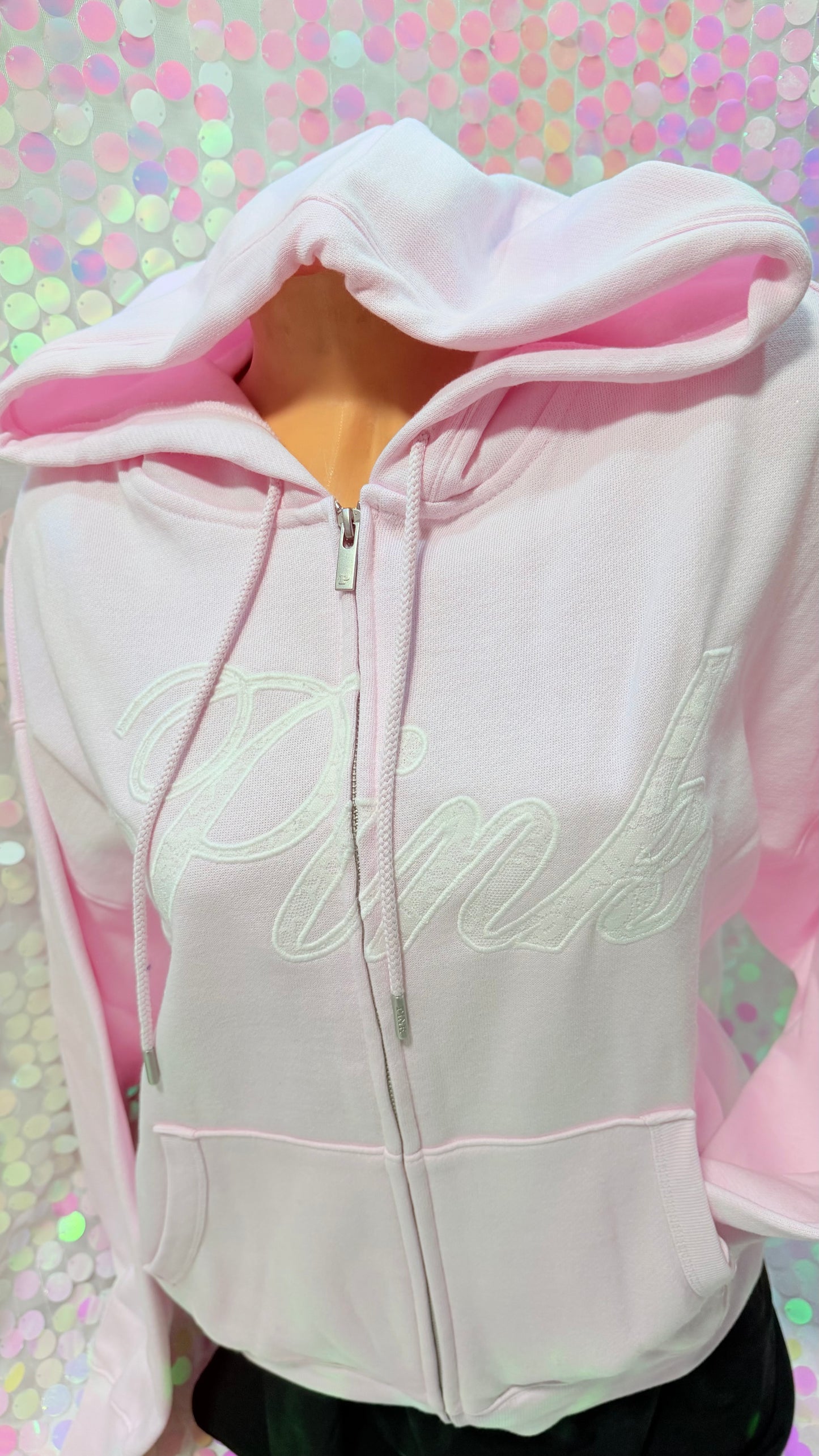 Pink Lace Full Zip