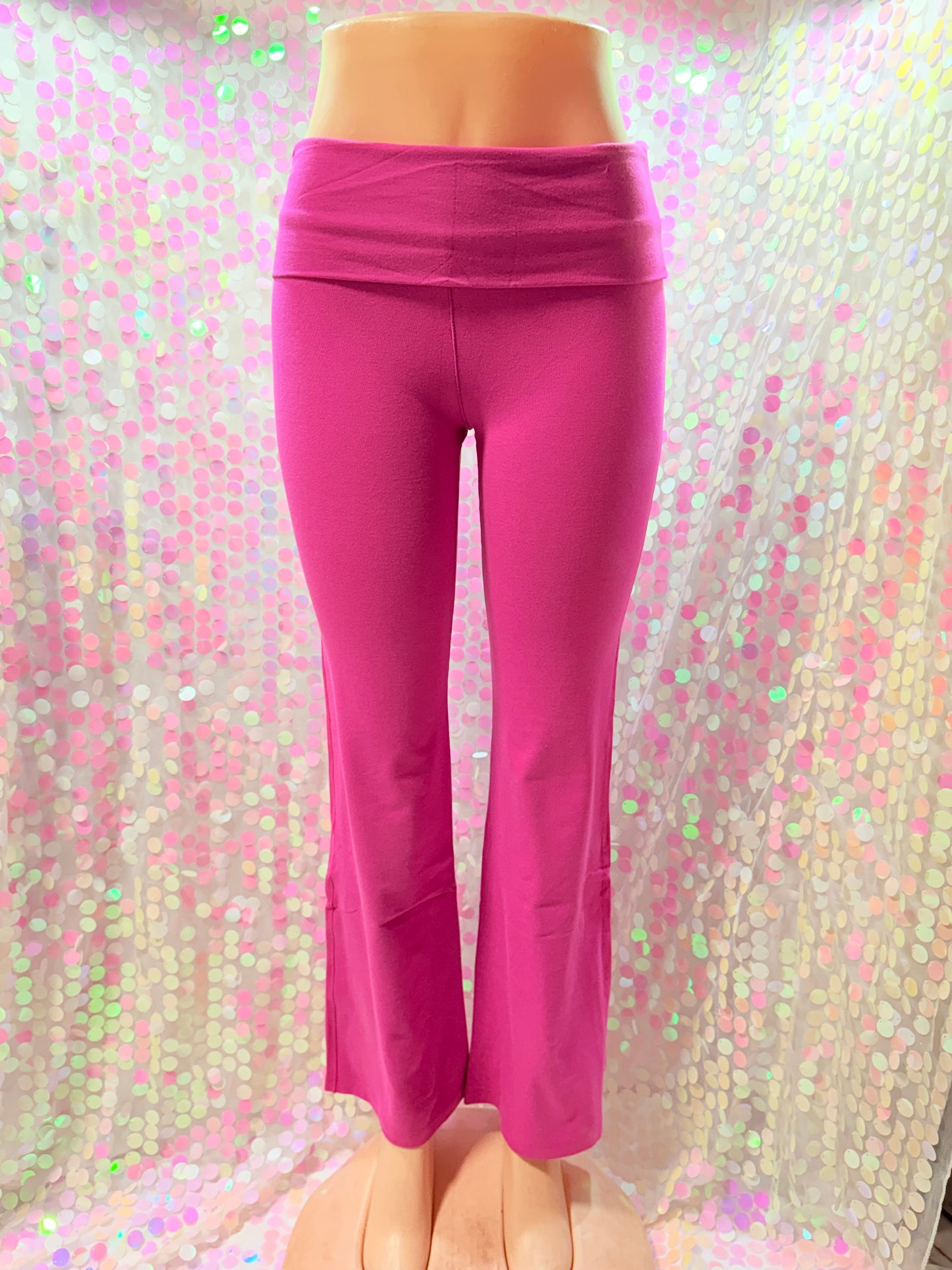 Hot Pink Metallic Bling Flare