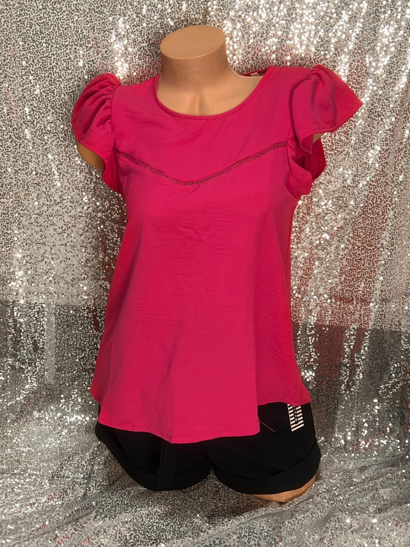 Hot Pink Blouse