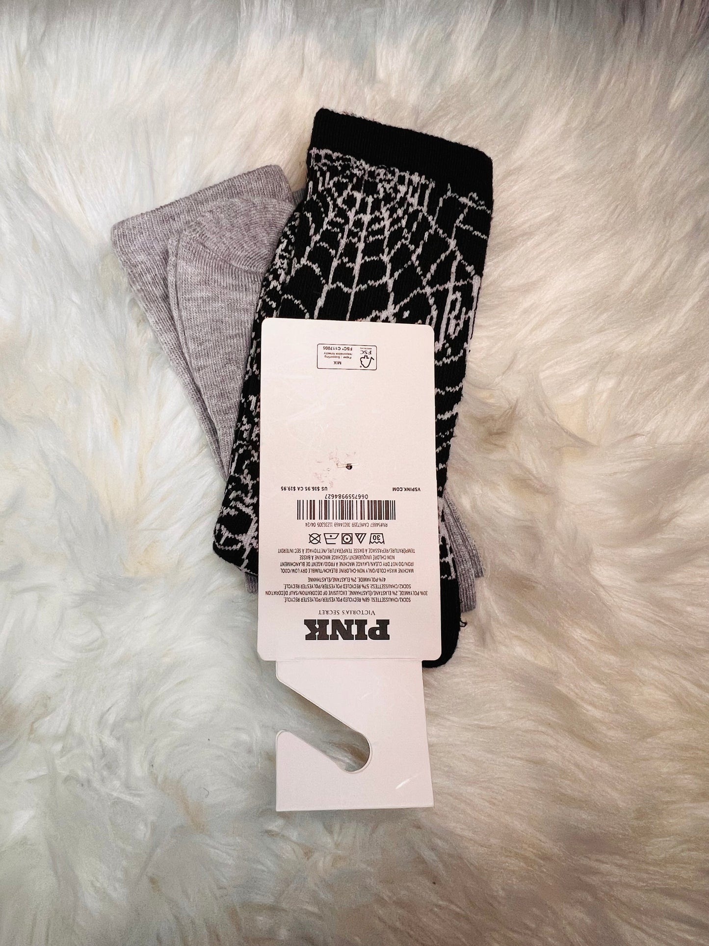 PINK Halloween Socks