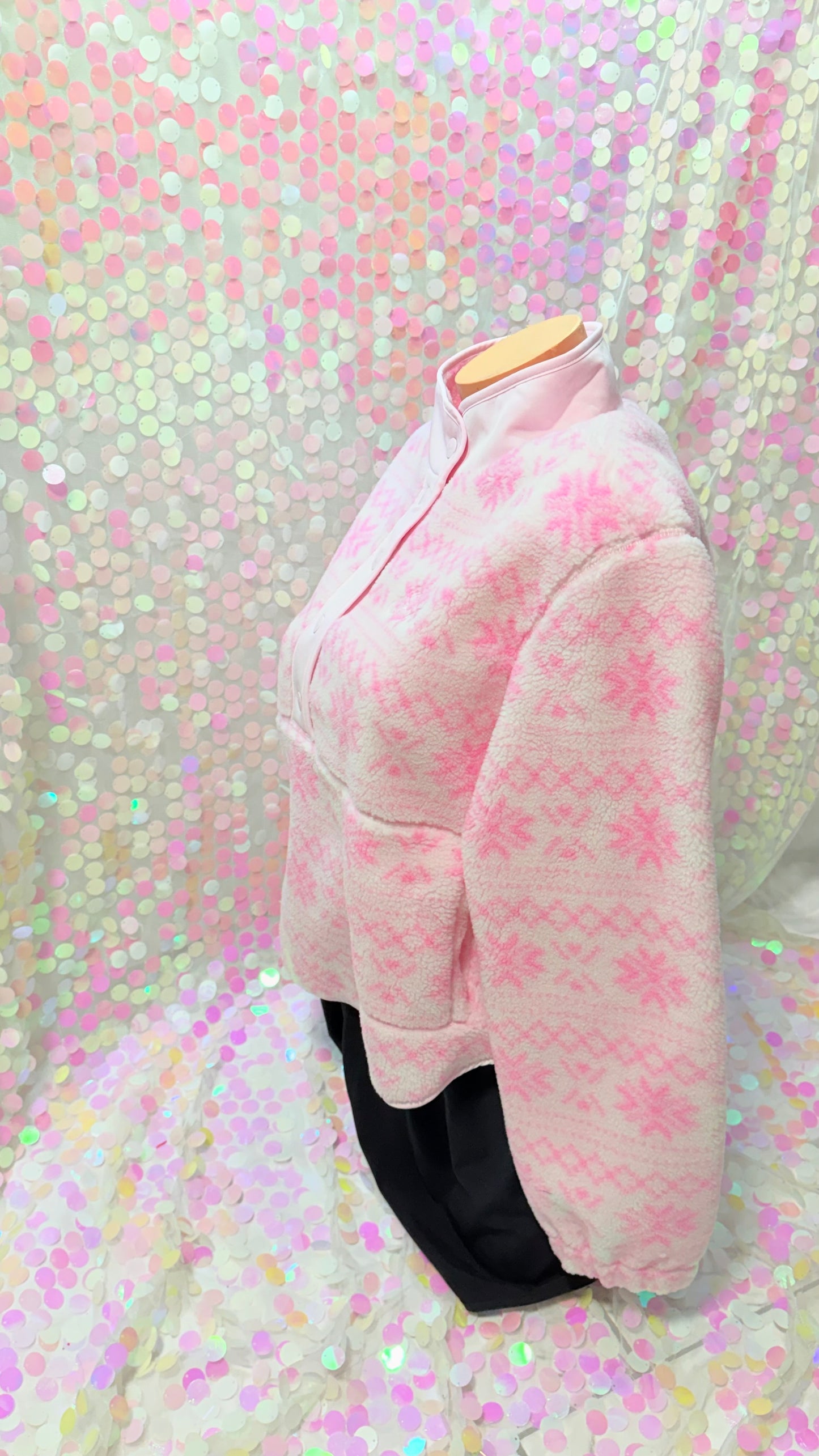 Pink Sherpa Jacket