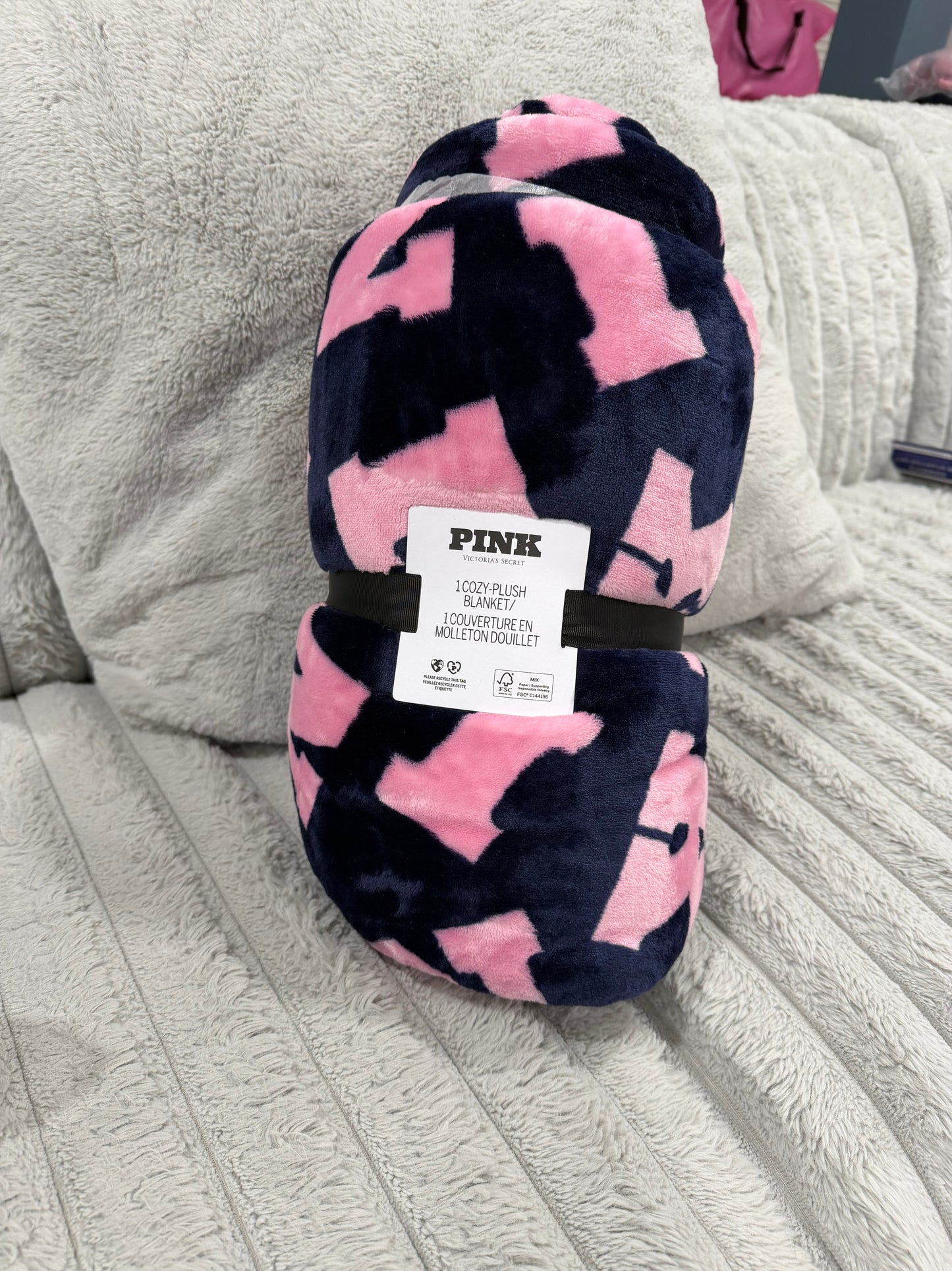 Pink Sherpa Blanket