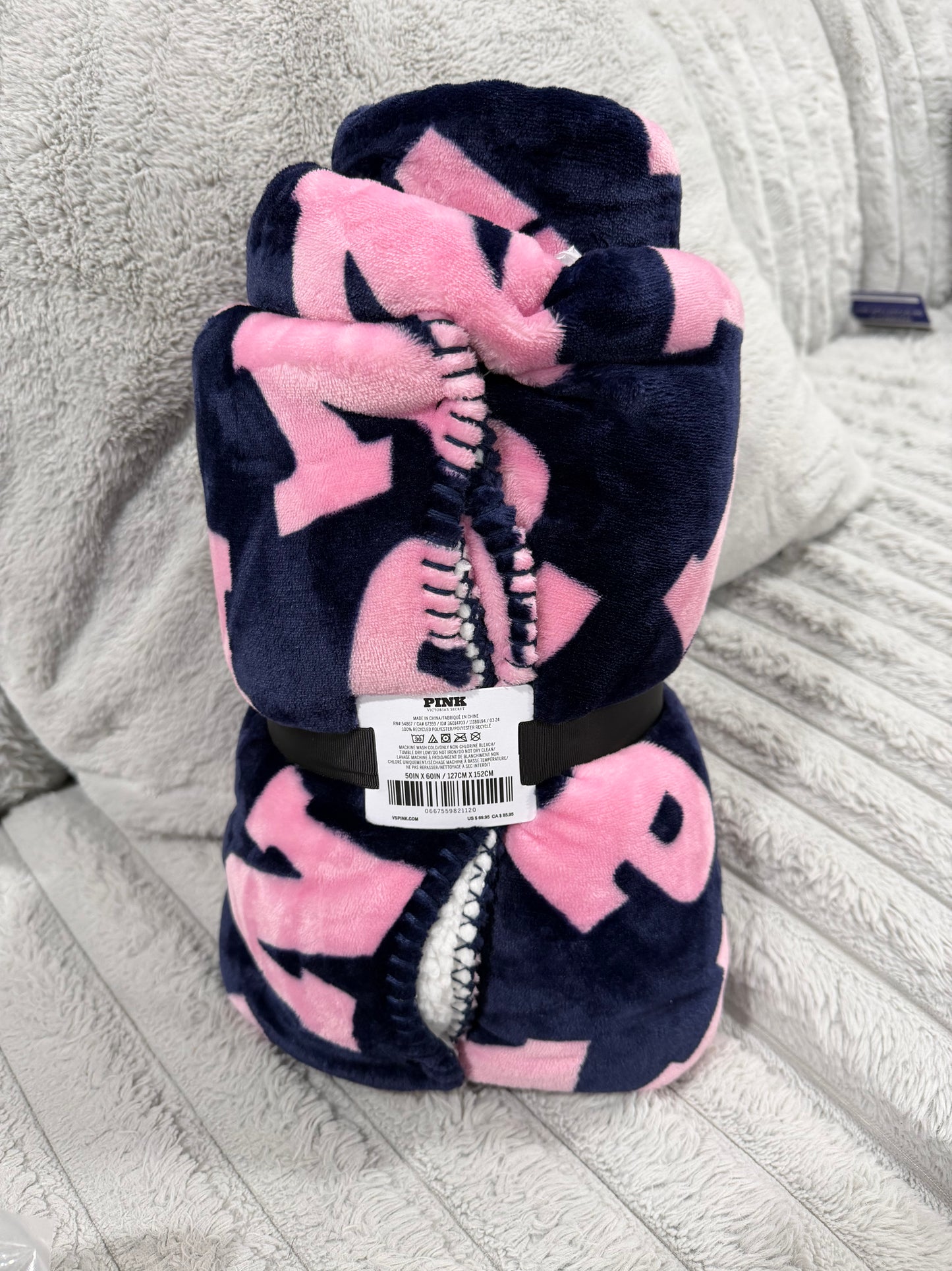 Pink Sherpa Blanket