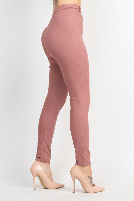 Pink High Waist Pants