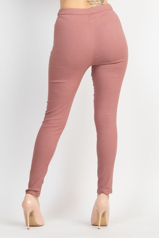 Pink High Waist Pants